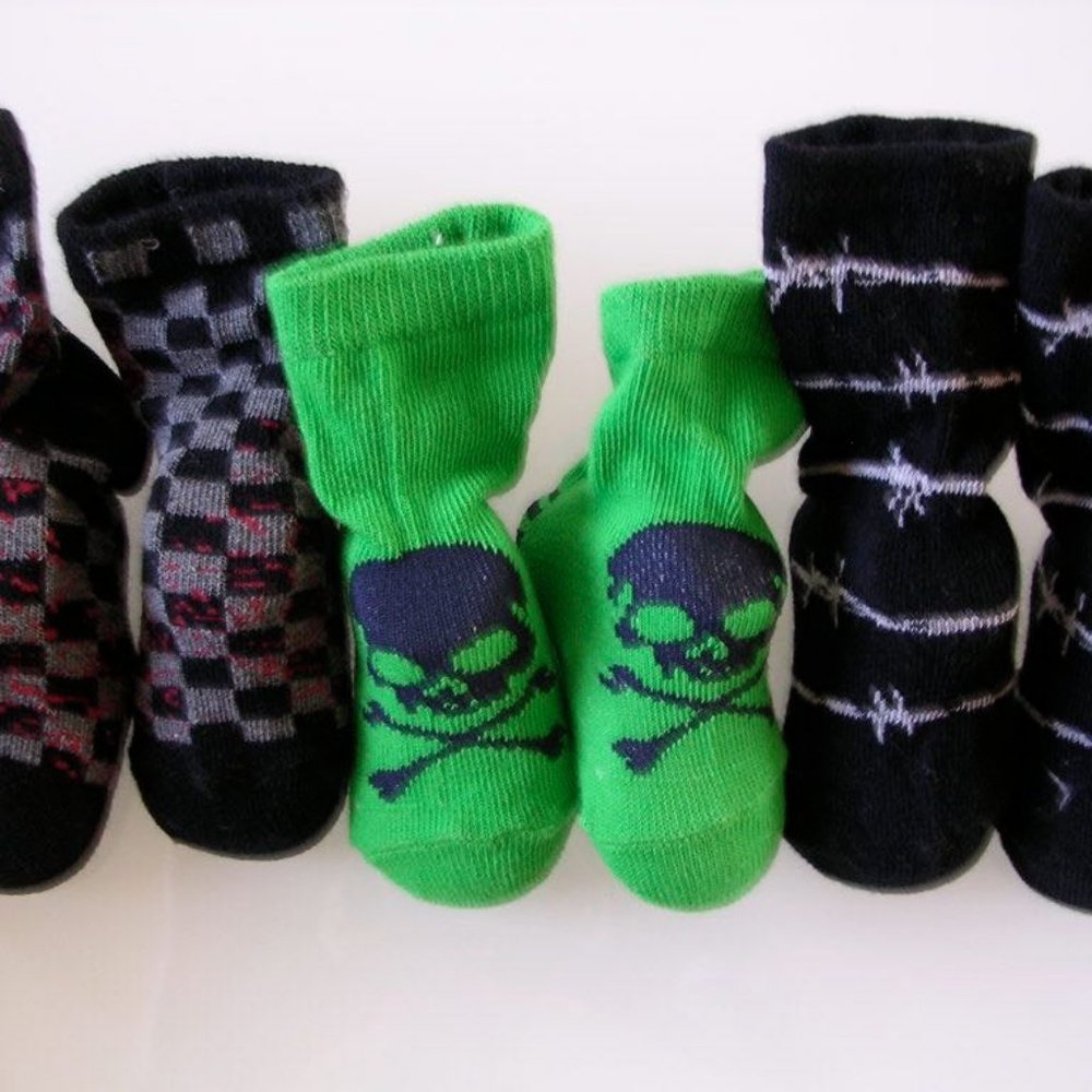 GENUINE JUICY COUTURE BABY 3 PAIR BOY SOCKS
